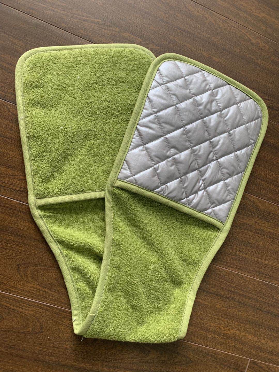 terry double oven mitt